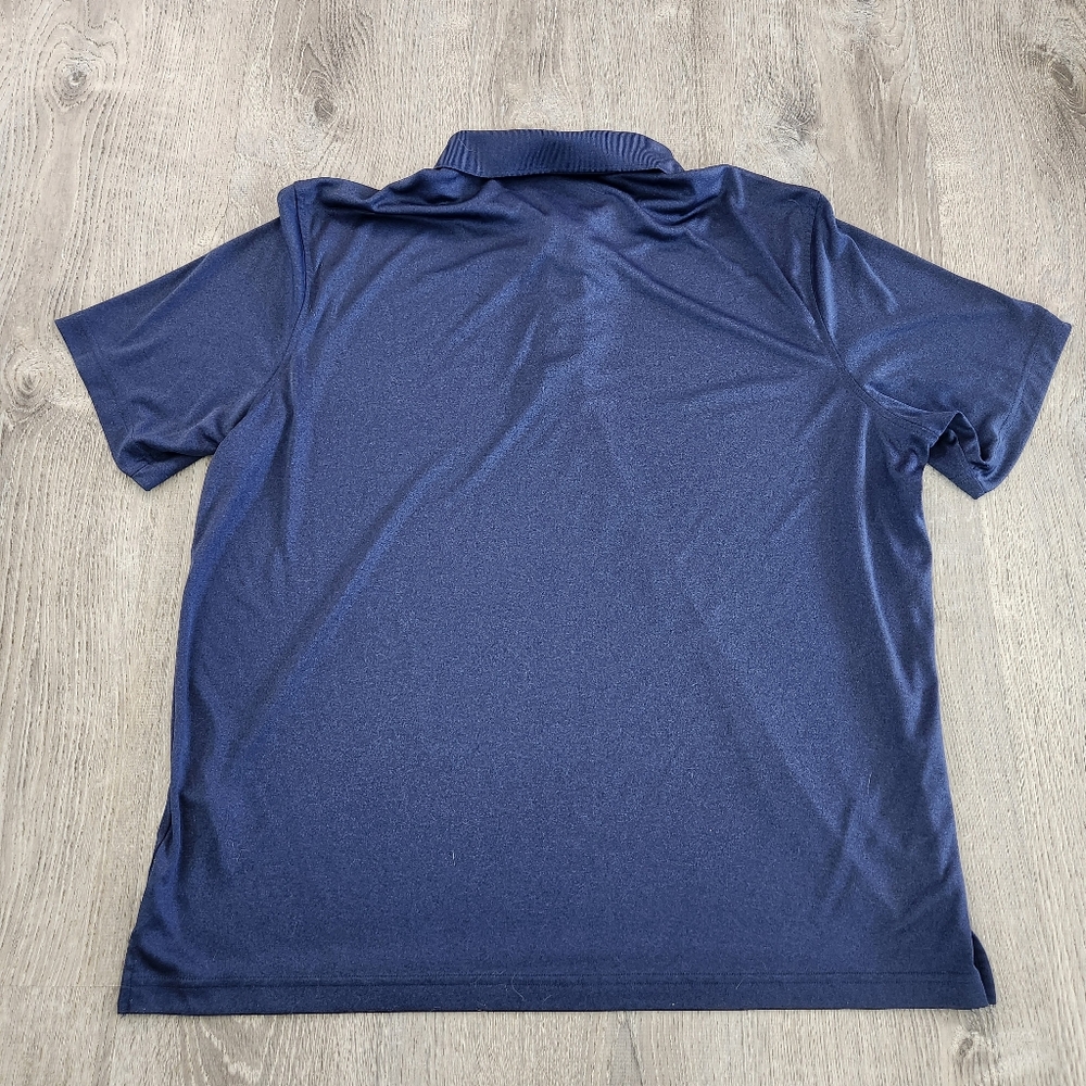 Lot Of 2 George Short Sleeve‎ Polo Golf Shirts Mens Size XL Blue Green Solid - Picture 12 of 12